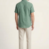 Set in Lino Trento Verde/Beige