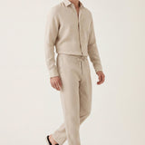 Set in Lino Bellagio Manica Lunga Beige