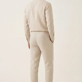 Set in Lino Bellagio Manica Lunga Beige