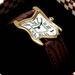 Square Melting Watch Small Gold