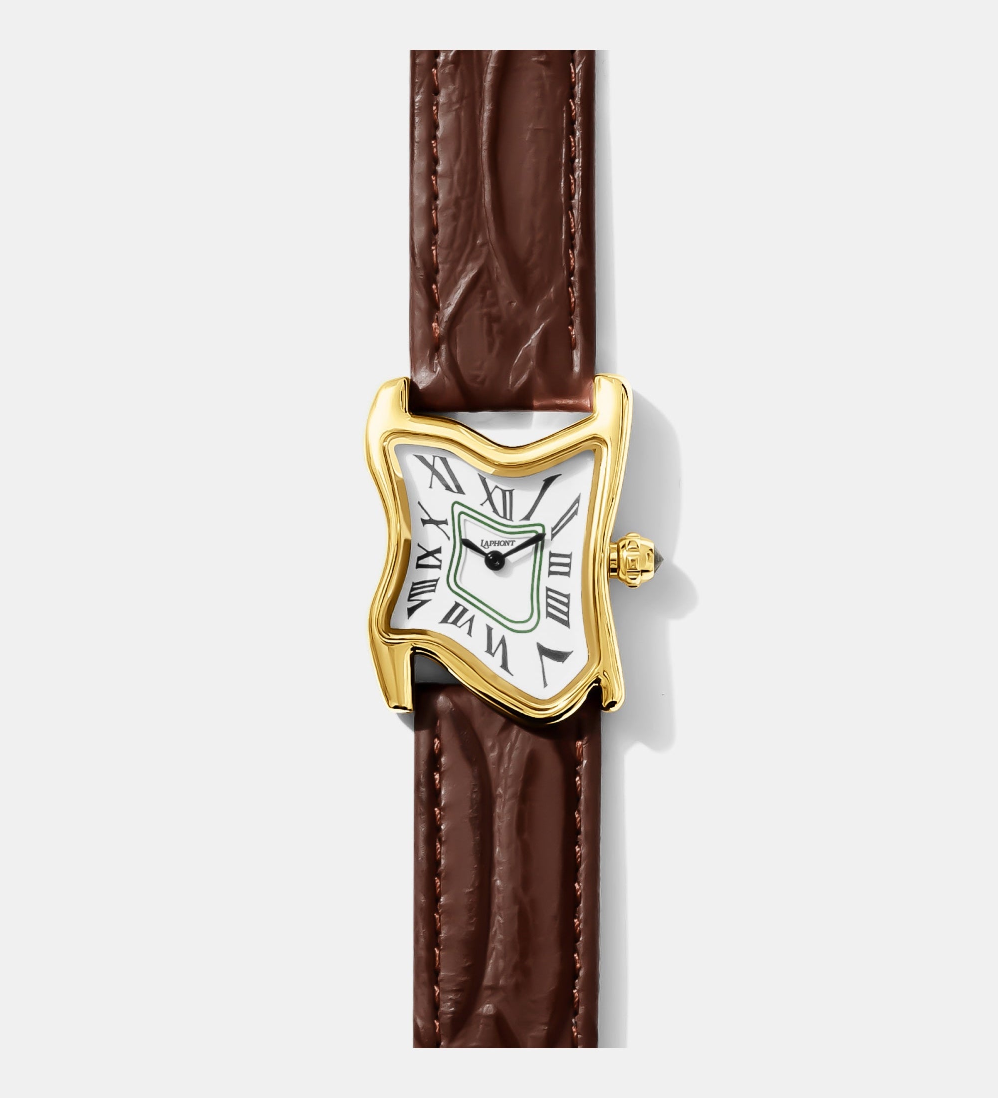 Square Melting Watch Small Gold