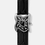 Square Melting Watch Large Silver
