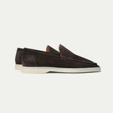 Mocassino Classico in Pelle Suède Marrone