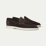 Mocassino Classico in Pelle Suède Marrone
