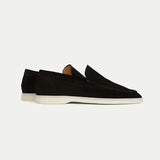 Mocassino Classico in Pelle Suède Nera