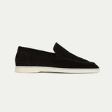 Mocassino Classico in Pelle Suède Nera