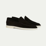 Mocassino Classico in Pelle Suède Nera