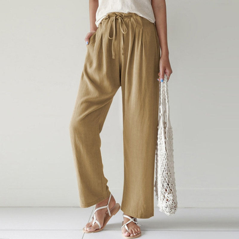 Vara - Pantaloni da Relax con Corda
