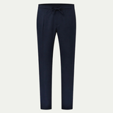 Pantaloni Bayside in Lino Blu Navy