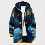 Róisín - Cappotto con Stampa Cielo Stellato