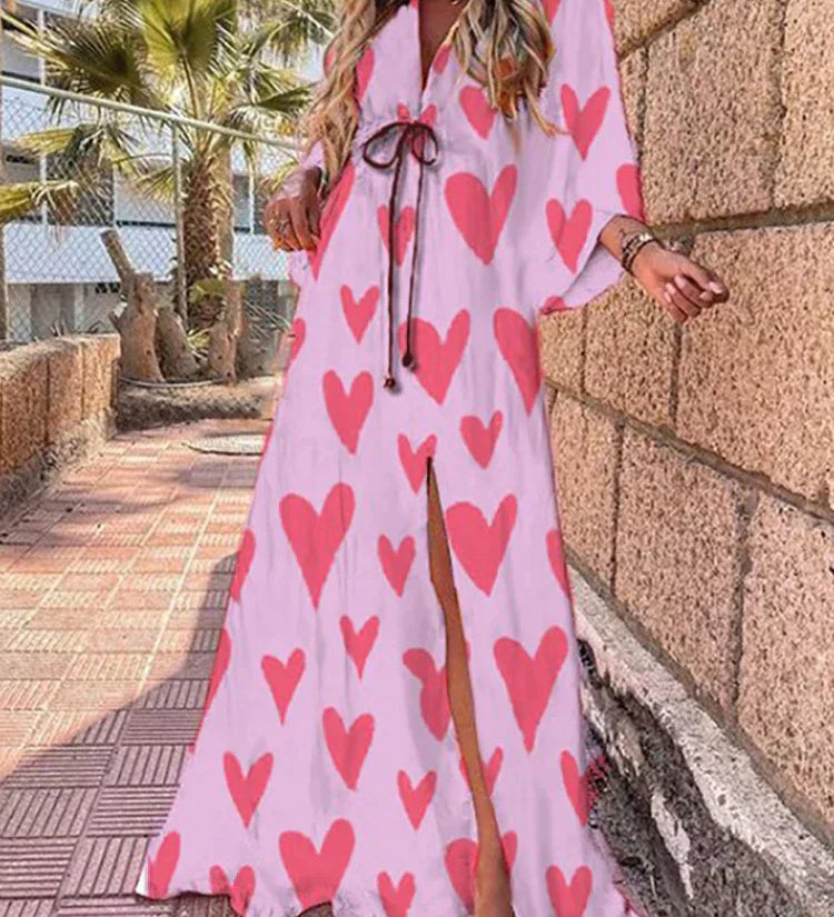 Daria - Vestito Kaftan da Vacanza