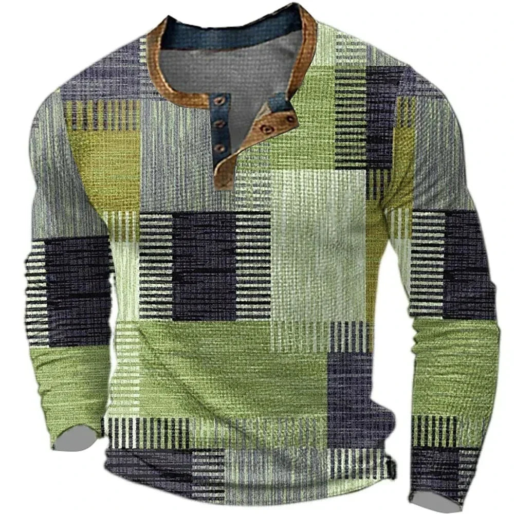 Sverre | Maglione dal design nordico e stile patchwork