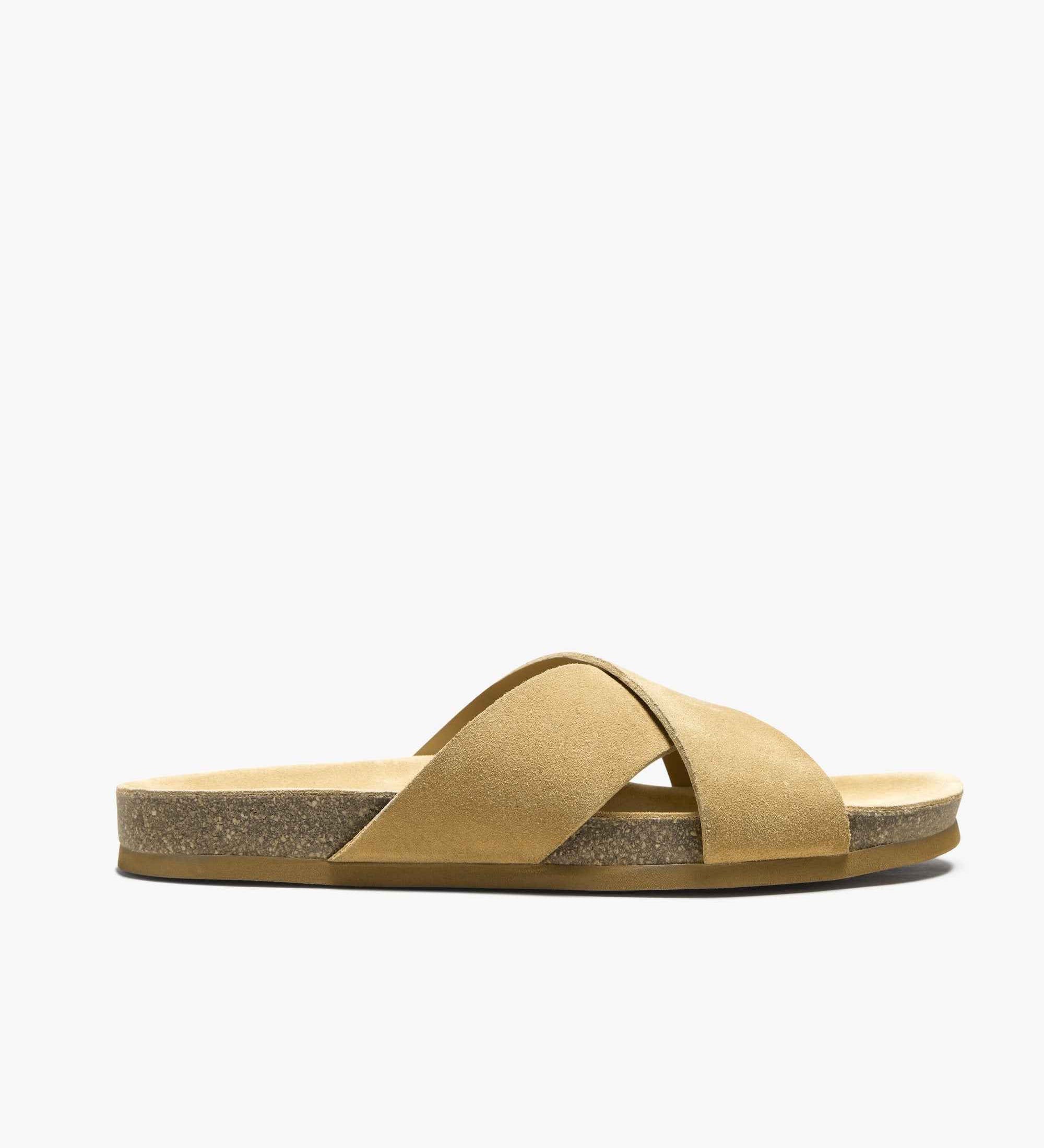 Sandali Amalfi in Suede Sabbia