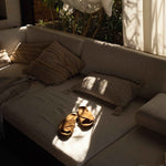 Sandali Amalfi in Suede Sabbia