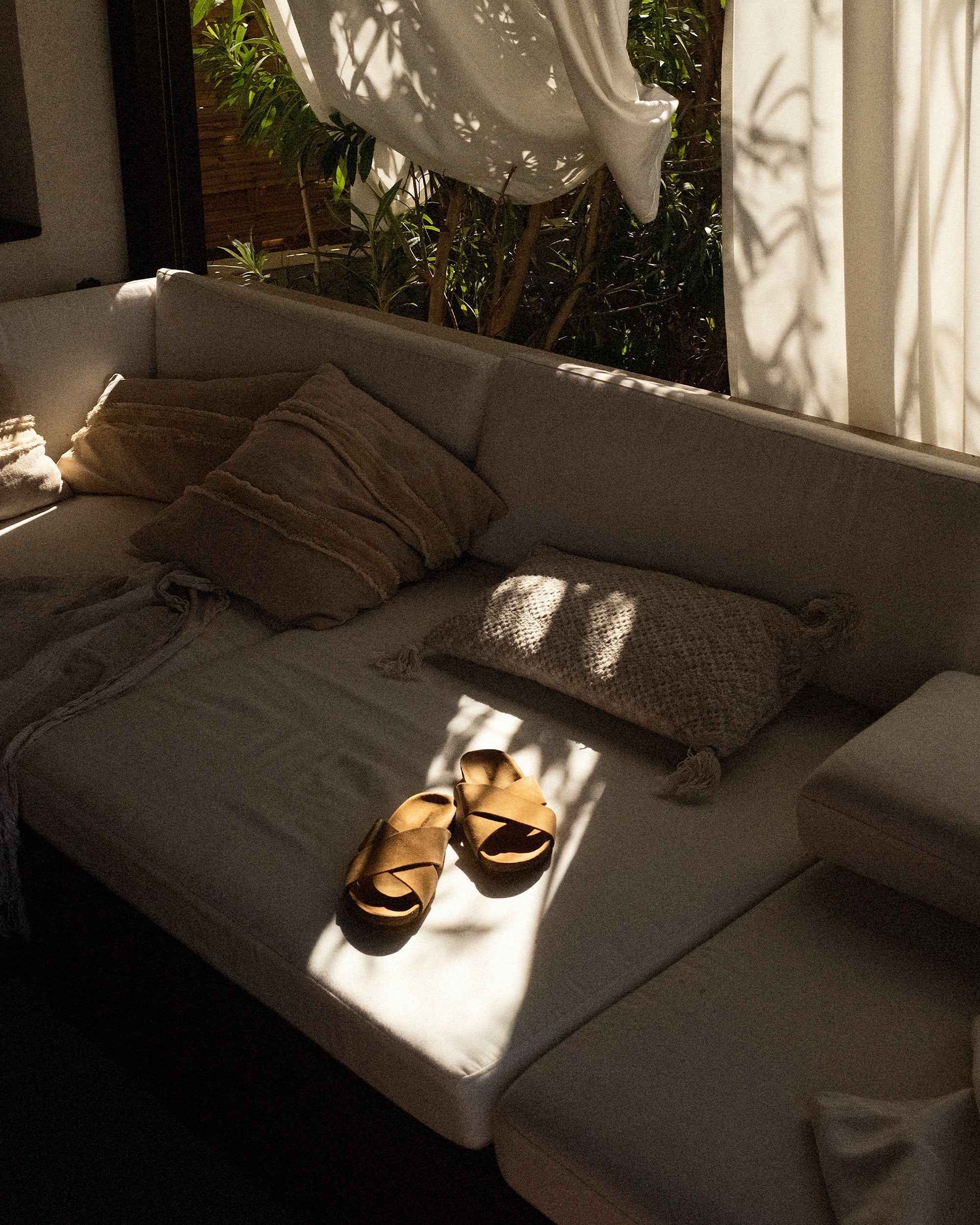 Sandali Amalfi in Suede Sabbia