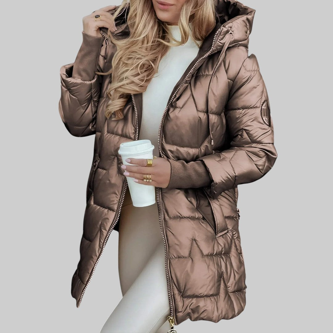 Cecilia | Elegante giacca autunnale con cappuccio
