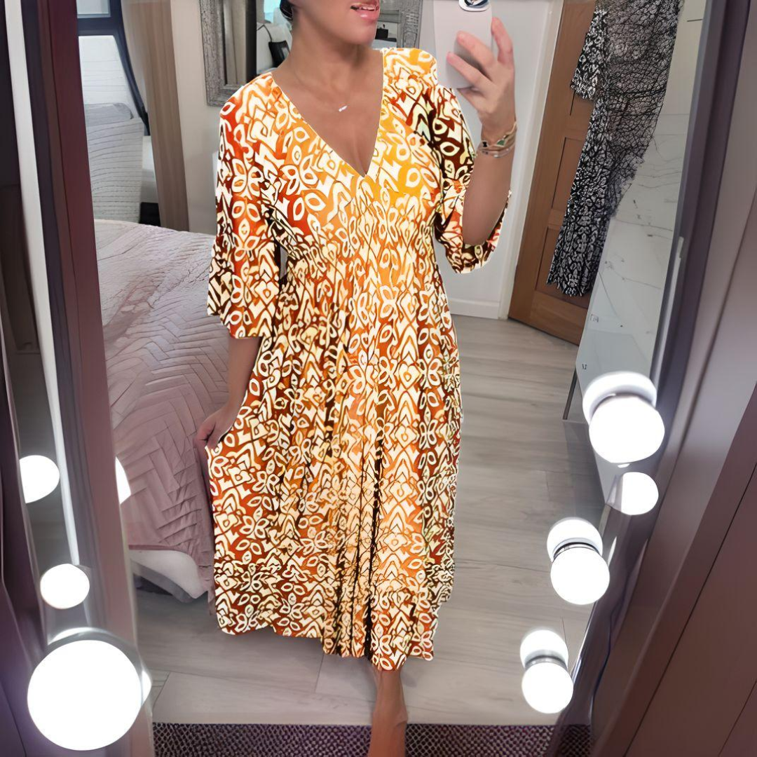 Lillia - Vestito Boho Stampato