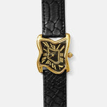 Square Melting Watch Large Gold