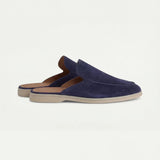 Mule Yacht in Suède Blu Navy