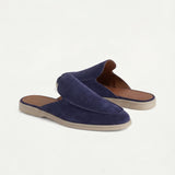 Mule Yacht in Suède Blu Navy