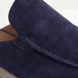 Mule Yacht in Suède Blu Navy