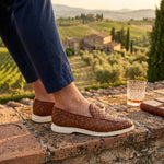 Mocassino Intrecciato Sorrento - Pelle