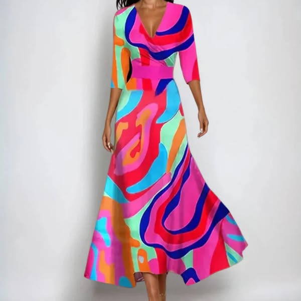 Emily | Elegante Vestito a Fiori