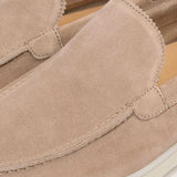 Mocassino Classico in Camoscio Beige