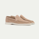 Mocassino Classico in Camoscio Beige