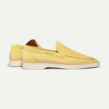 Mocassino Classico in Camoscio Giallo Agrume