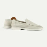 Mocassino Classico in Suede Crema