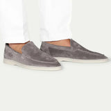Mocassino Classico in Suede Grigio