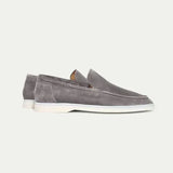 Mocassino Classico in Suede Grigio