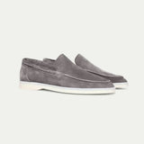 Mocassino Classico in Suede Grigio